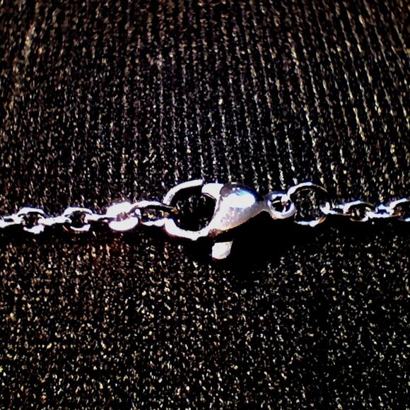 See-Through Locket and a Pair of Nautical and Geometric Drop Leaf Earrings - Picture 13 of 14